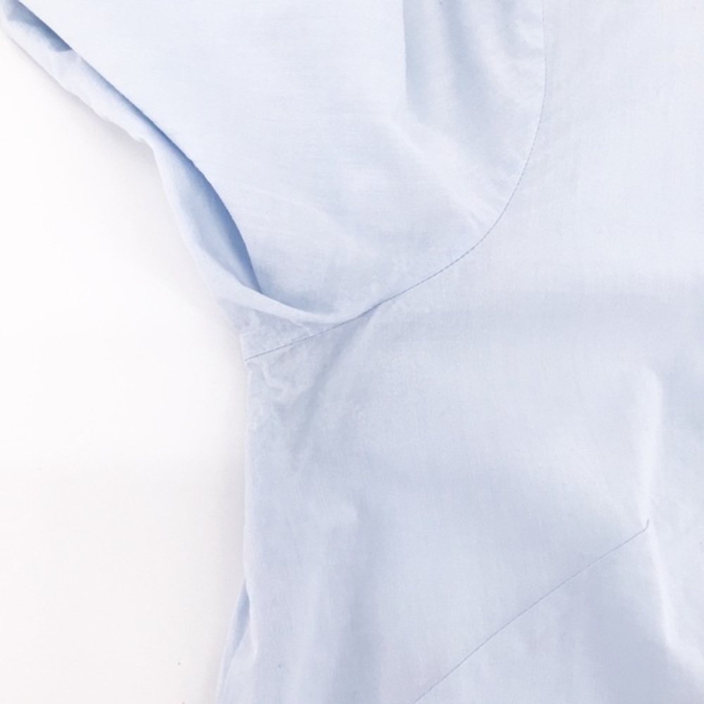 Ann Taylor Factory Light Blue Bating Top Sz S - Picture 7 of 9